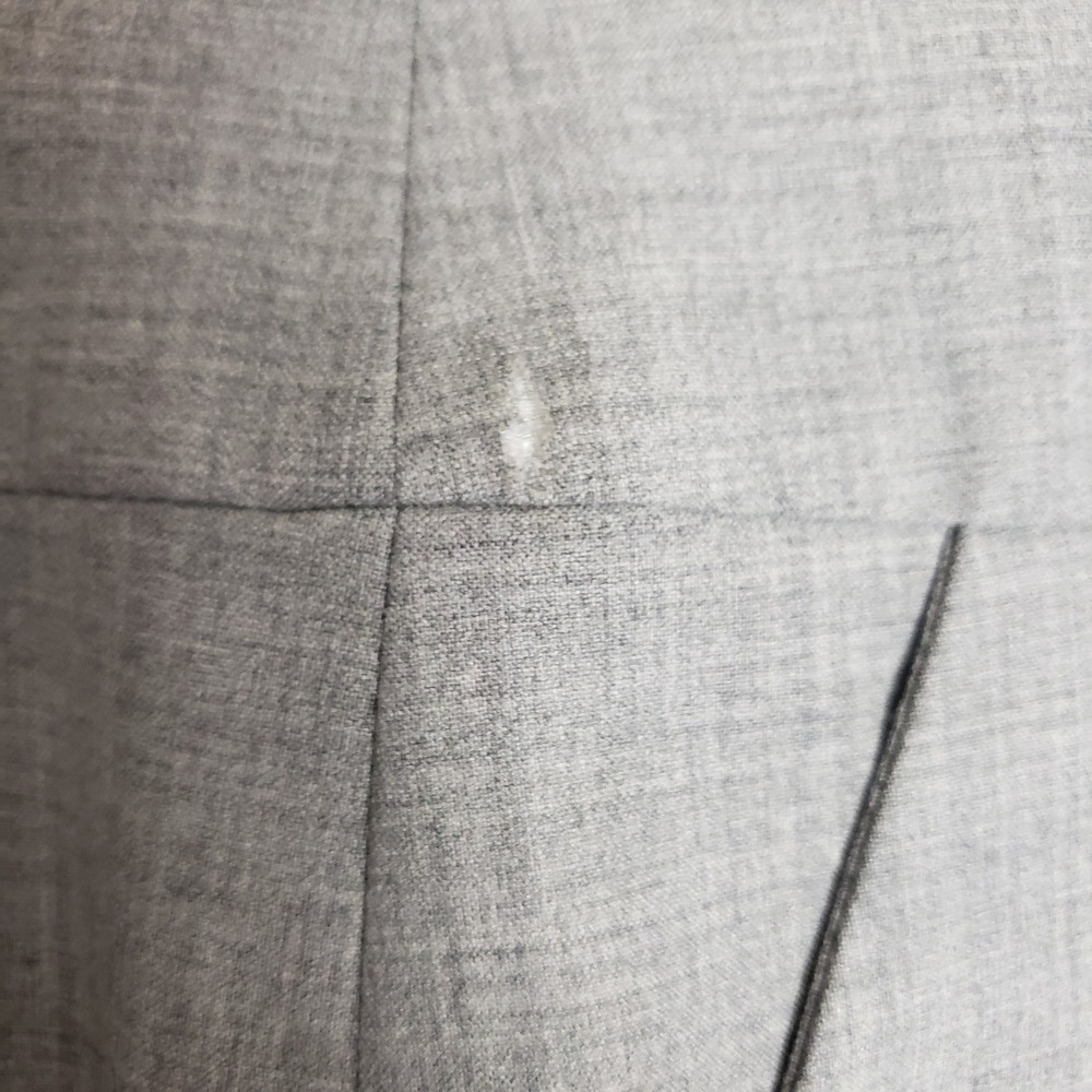 Banana Republic Size 8 Tall Stretch Wool Pencil Skirt Gray Modest Office Career - Picture 11 of 11